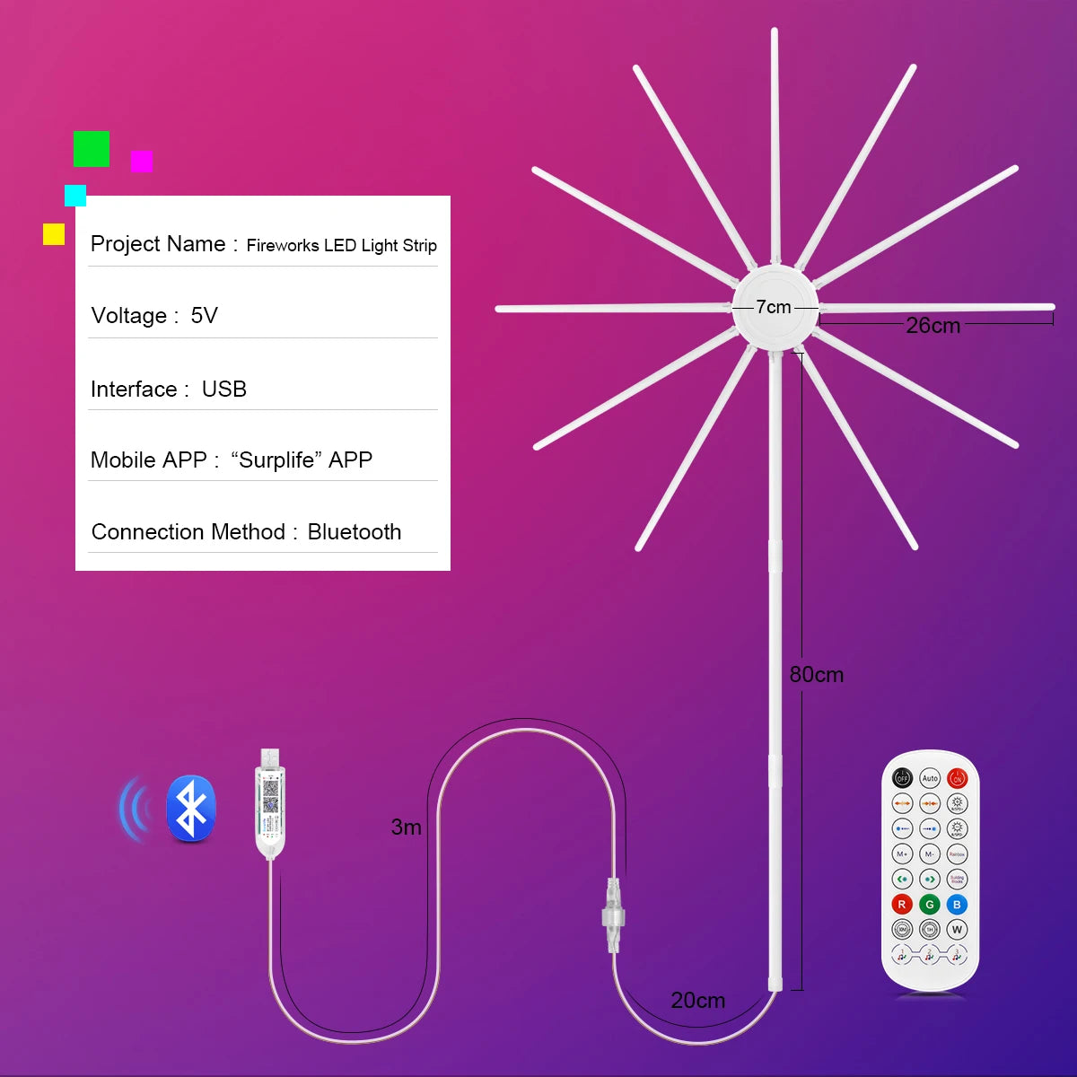 RGBIC LED String Lights – Christmas & Party Decor