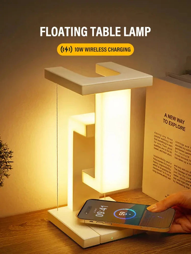 LED Balance Lamp – Wireless Charging Night Light