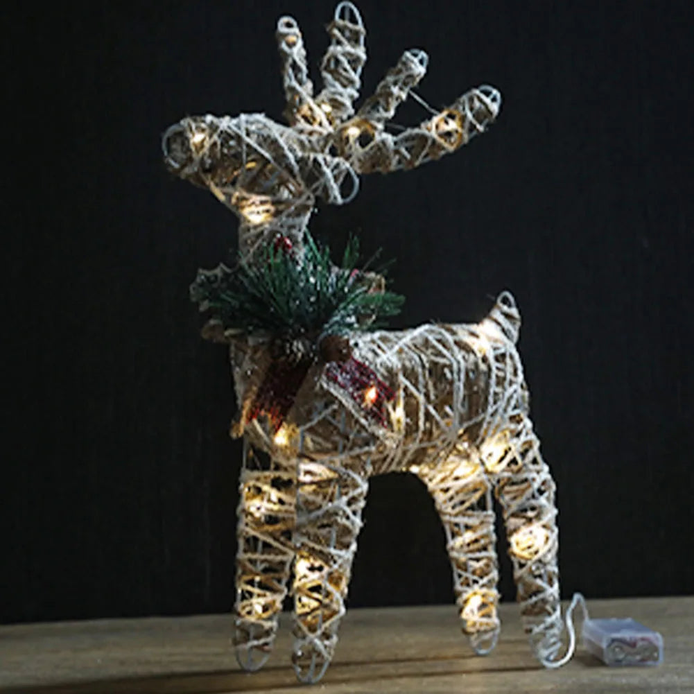 LED Christmas Reindeer – Warm Light Holiday Decor