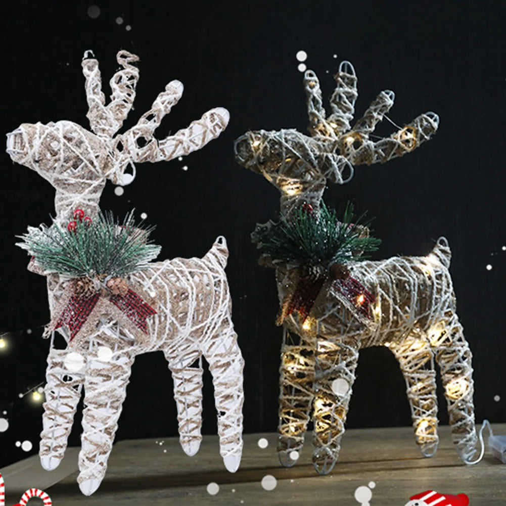 LED Christmas Reindeer – Warm Light Holiday Decor