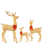 LED Reindeer Decorations – Outdoor Christmas Decor 3PCS