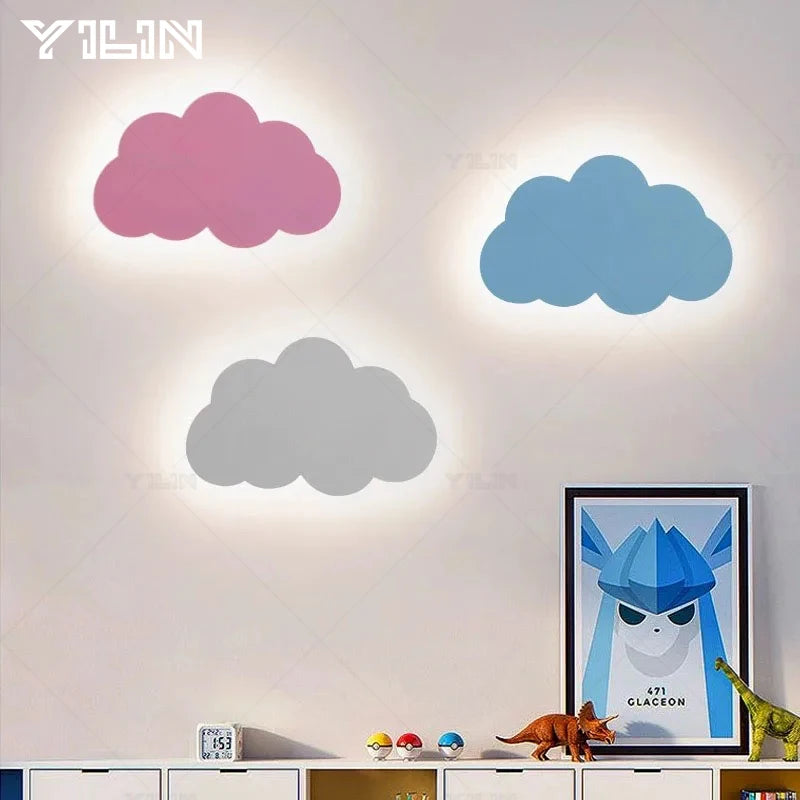 LED Cloud Wall Lamp – Nordic Bedside Light