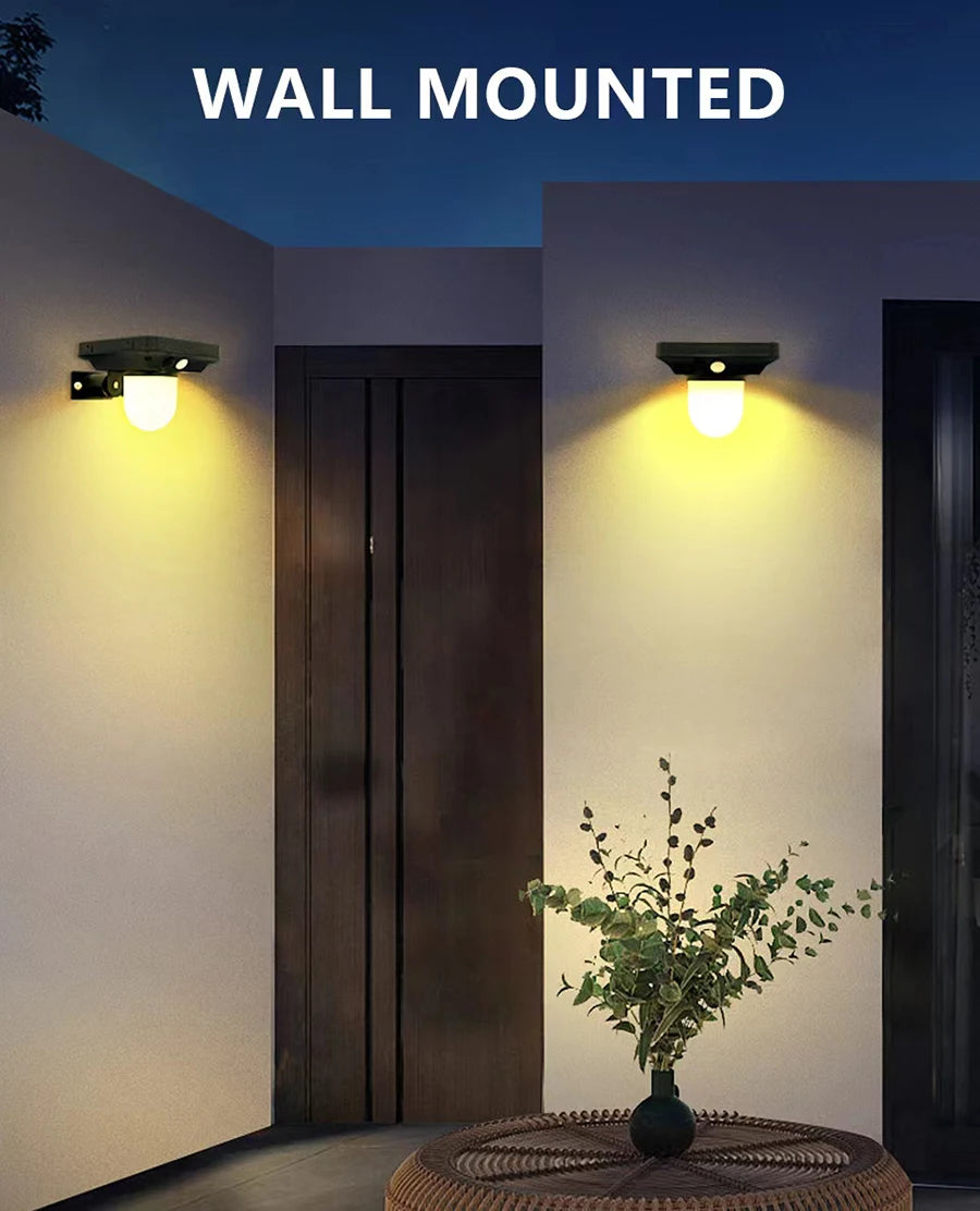 Solar Wall Light – Outdoor Waterproof Motion Sensor
