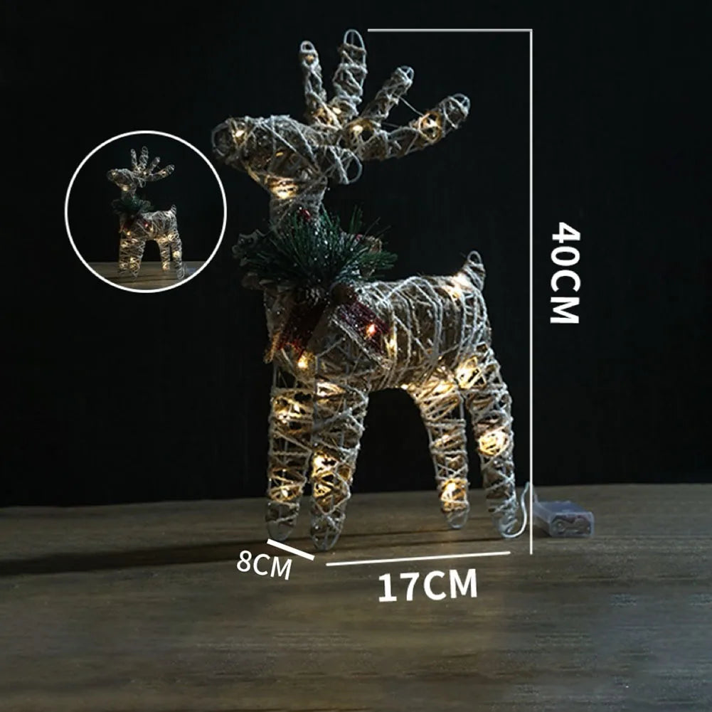 LED Christmas Reindeer – Warm Light Holiday Decor
