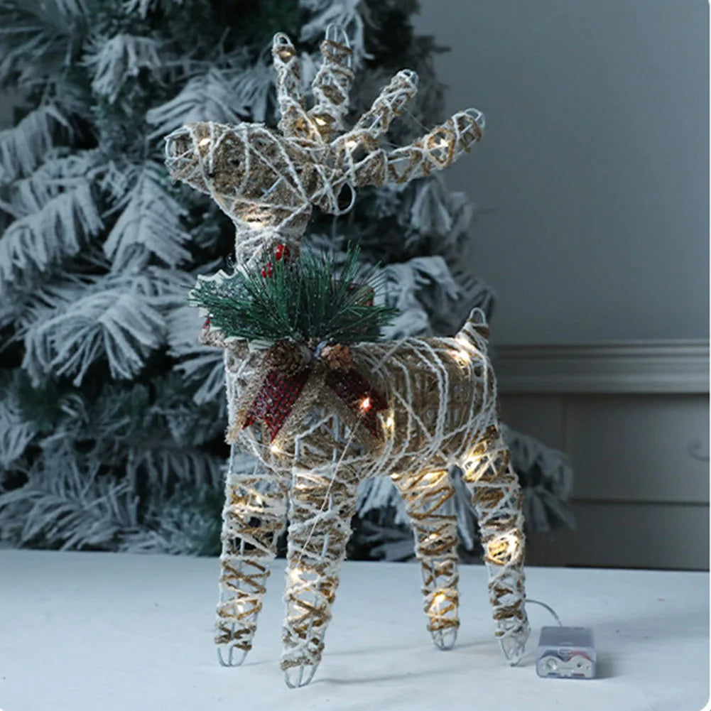 LED Christmas Reindeer – Warm Light Holiday Decor