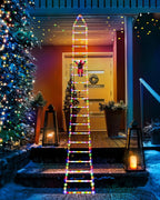 LED Santa Climbing Ladder Light – USB Xmas Decor