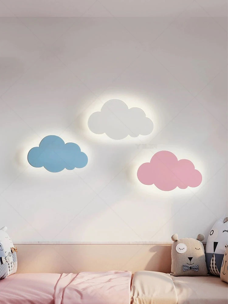 LED Cloud Wall Lamp – Nordic Bedside Light