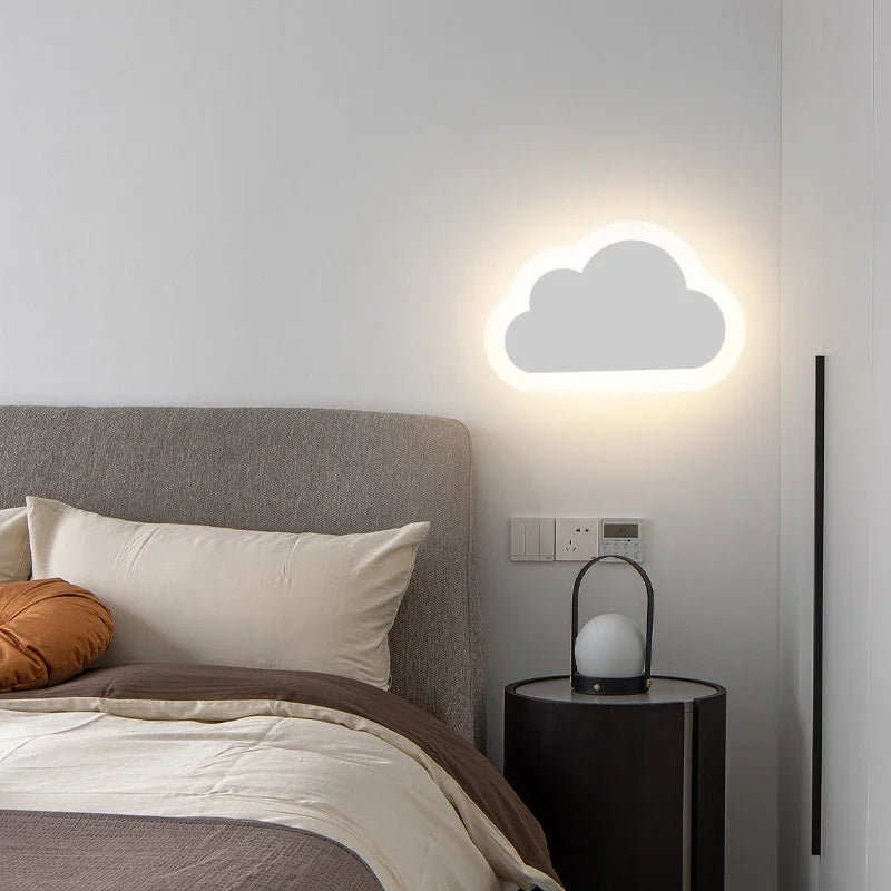 LED Cloud Wall Lamp – Nordic Bedside Light